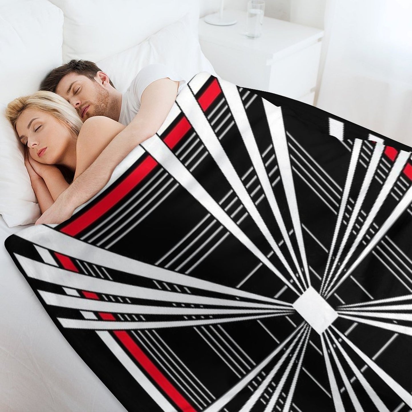Tesla Plaid Mode Throw Blanket