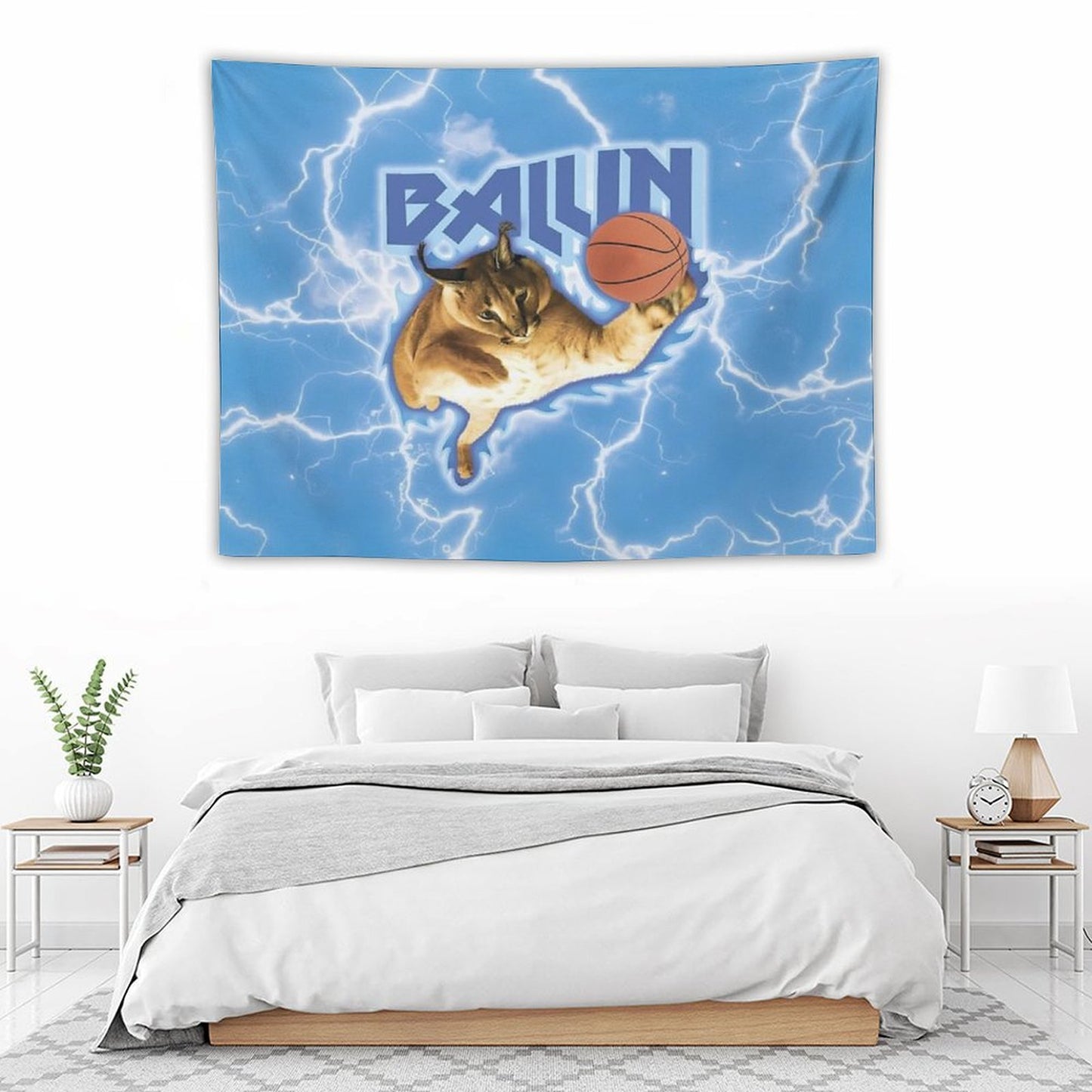 BIG FLOPPA BALLING FLAG Tapestry