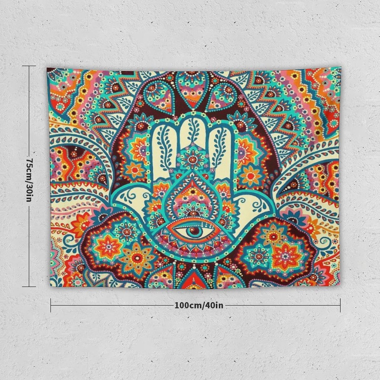 Hamsa Hand Tapestry