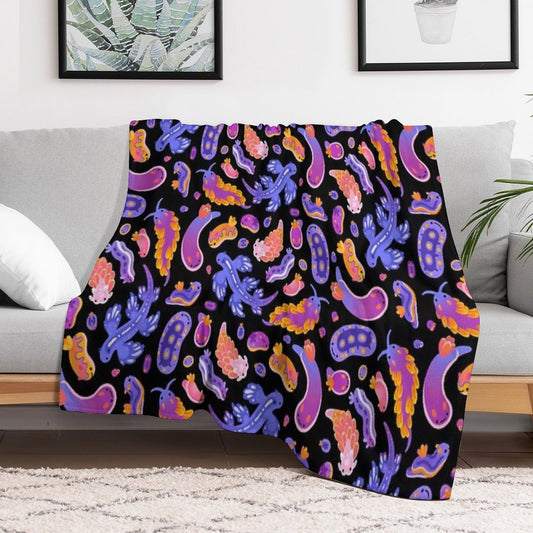 Sea Slug Throw Blanket