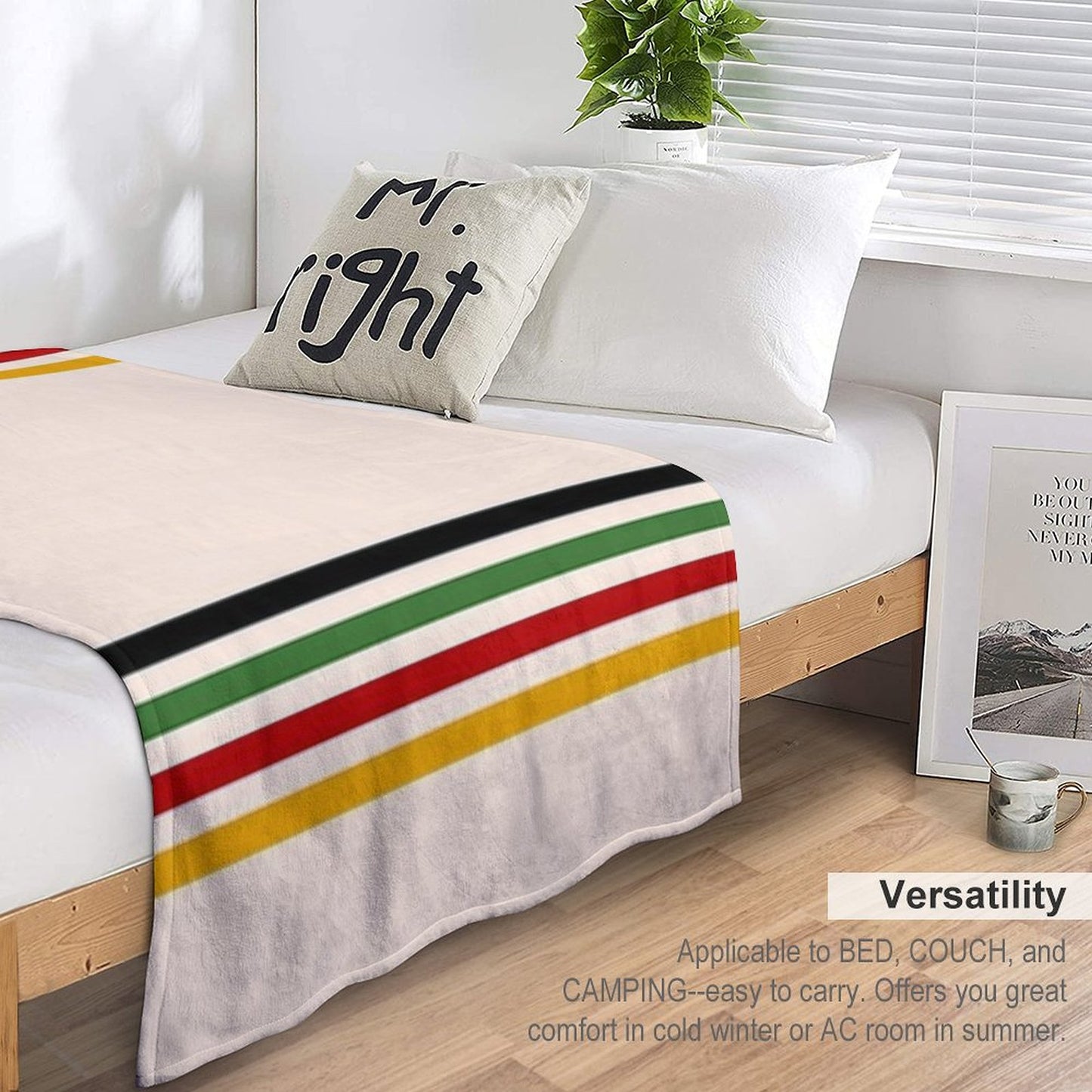 Trading Colors Throw Blanket