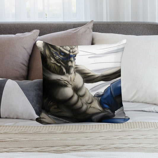 The Best Space Boyfriend -- Garrus Soft Ultra-Soft Texture Throw Pillow