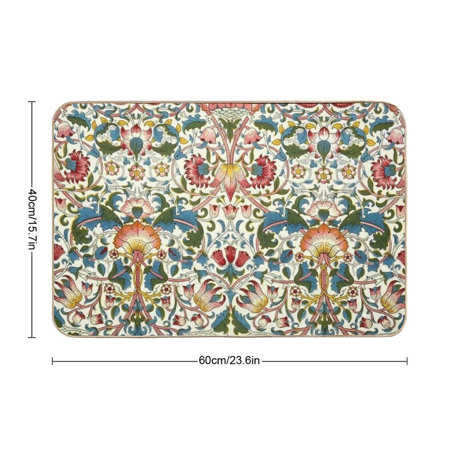 William Morris Lodden Bath Mat