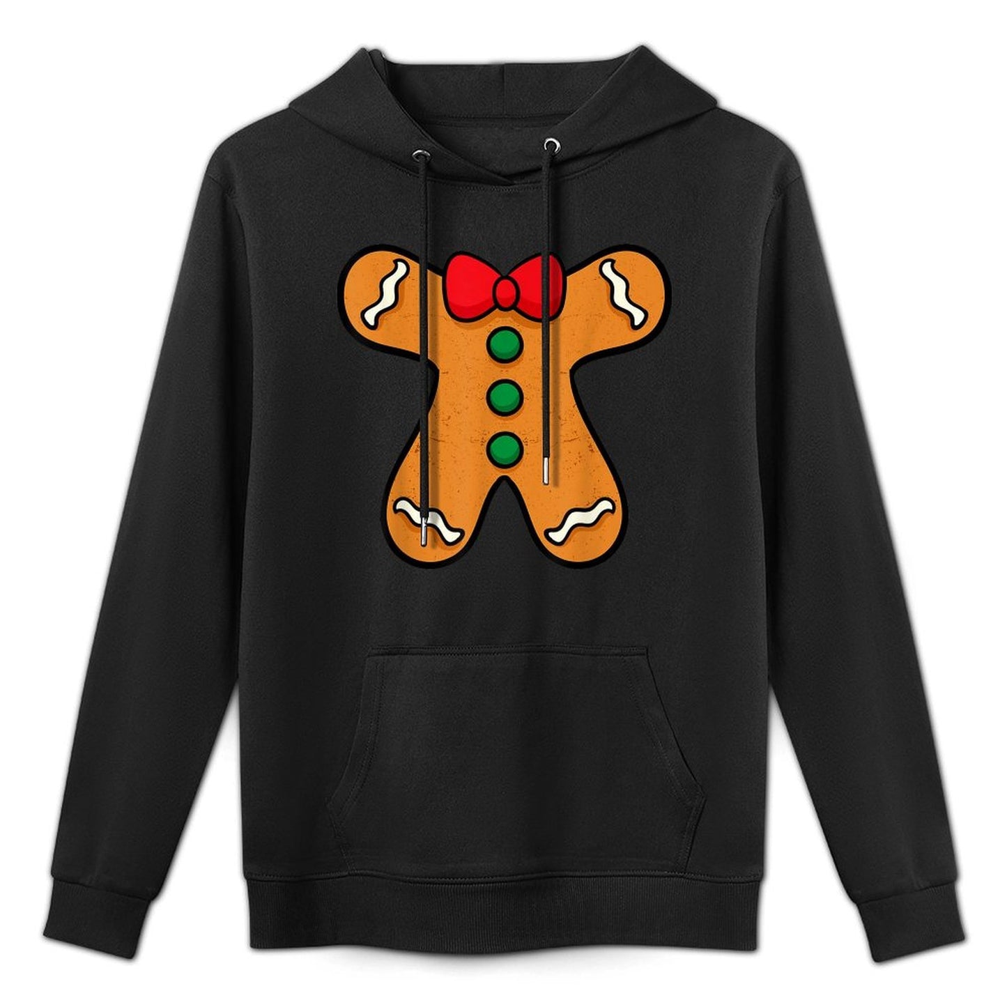 Gingerbread Man Body Costume for Halloween Or Christmas Casual Wear Hoodie