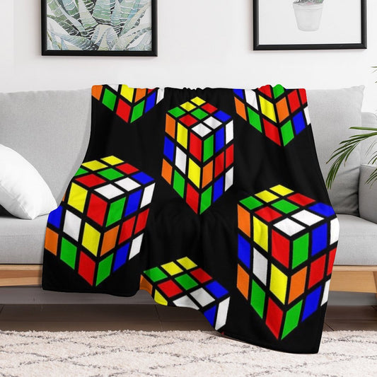 Magic Cube Throw Blanket