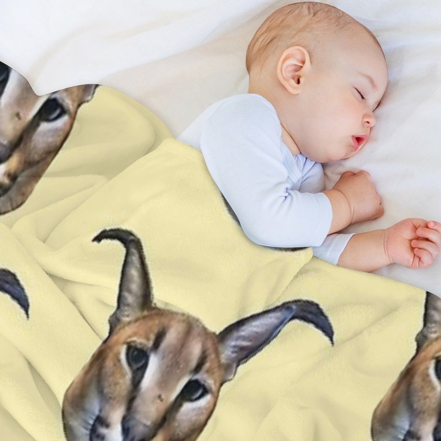 Big Floppa Throw Blanket