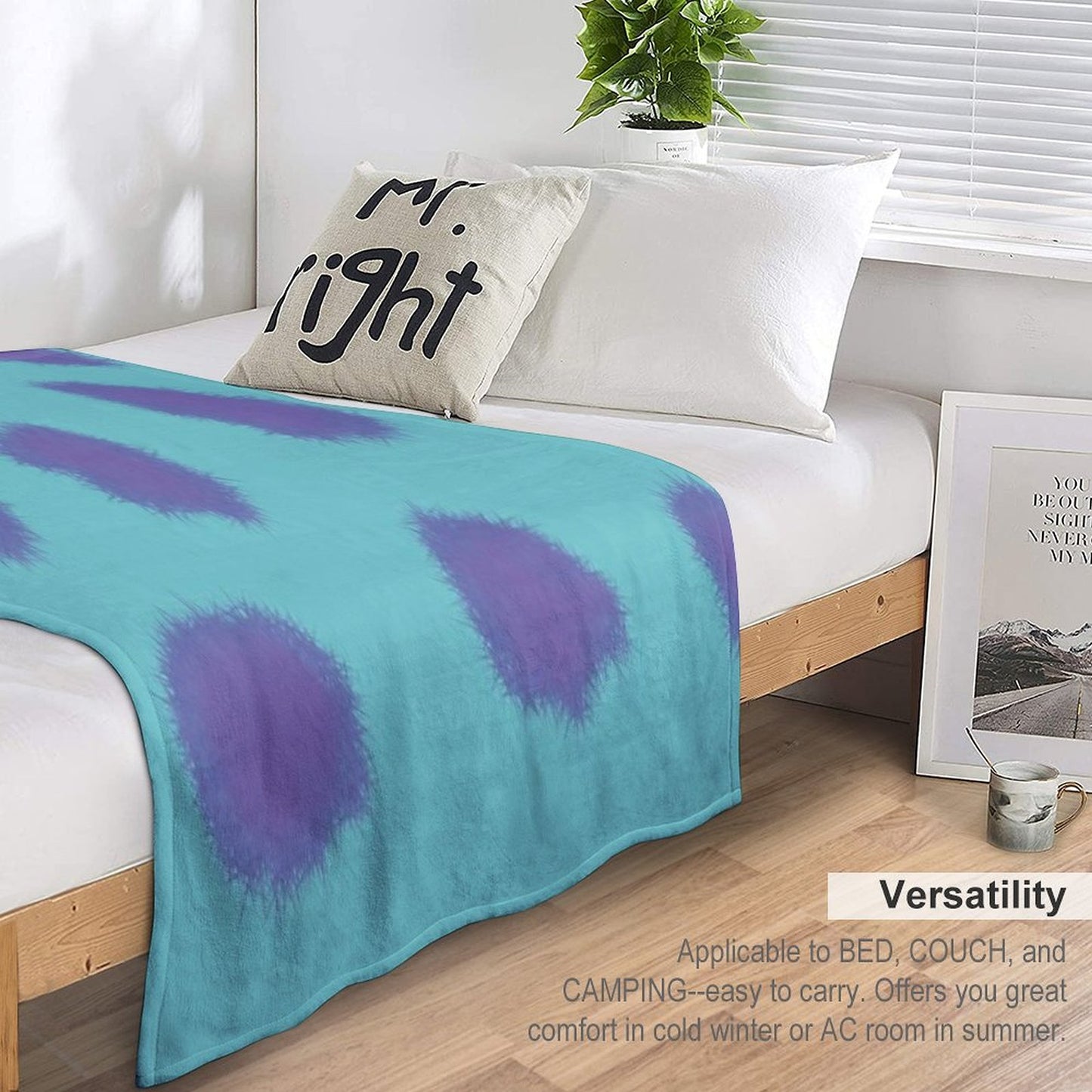Sully Monster Throw Blanket