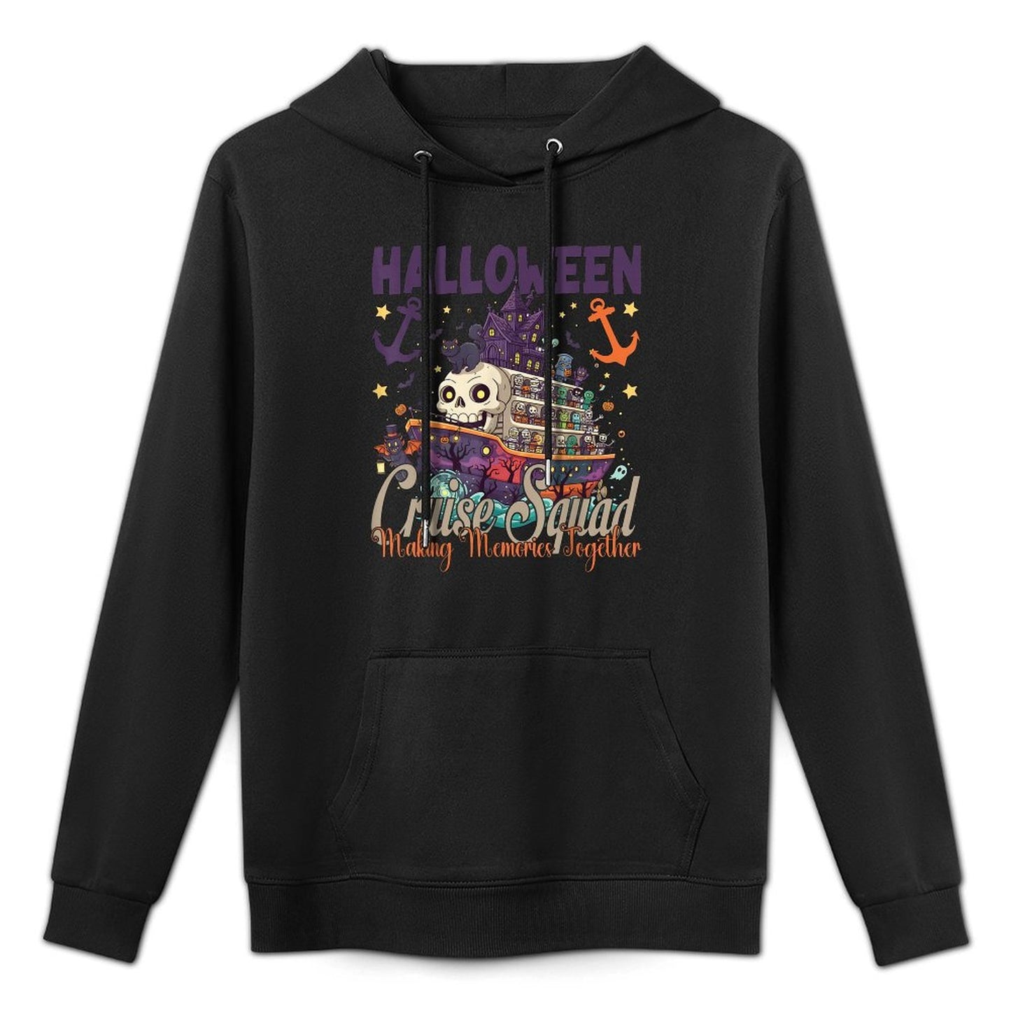 Halloween Cruise Squad 2025 Halloween Trip Family Cruising Layering Staple Hoodie