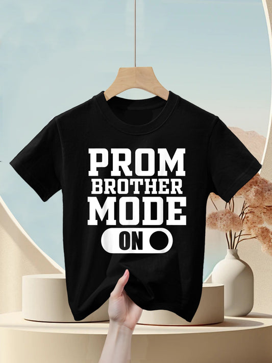 Prom Brother Mode on Senior High School Graduation Party Kids T-Shirt