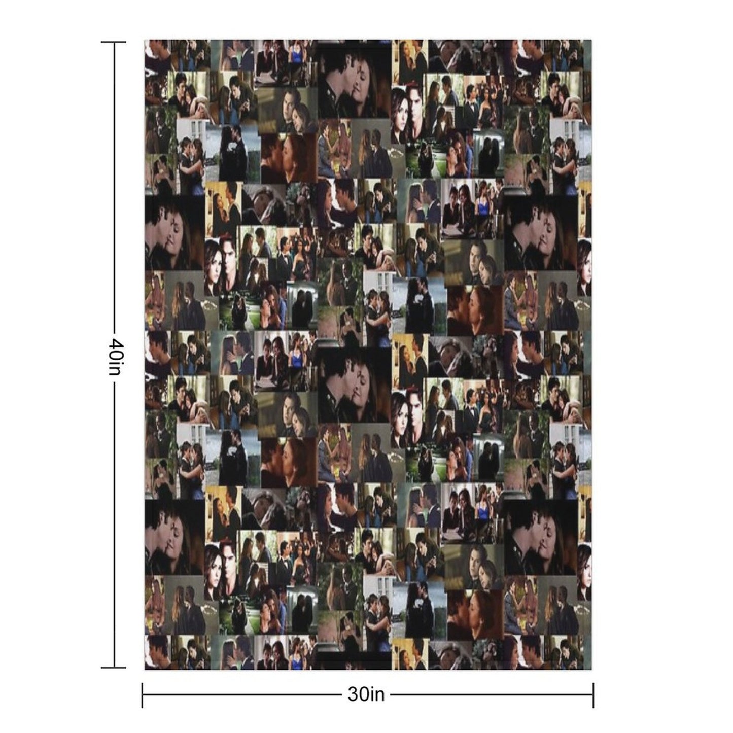 Delena Ship Throw Blanket