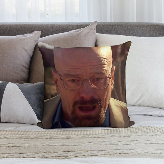 Walter White Meme Soft Easy Maintenance Throw Pillow