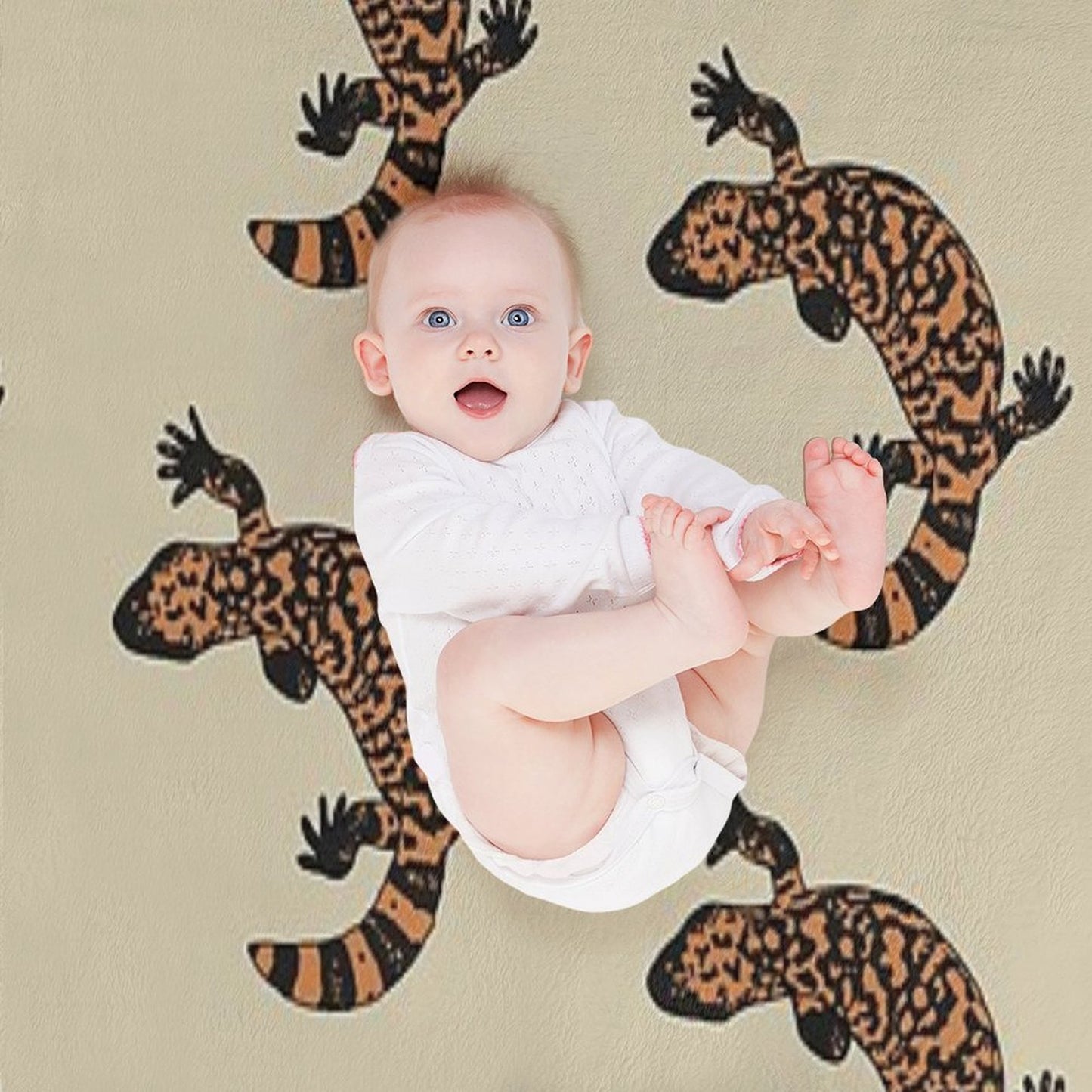 Gila Monster Throw Blanket