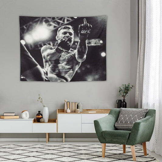 Conor McGregor Middle Finger - Notorious Tapestry