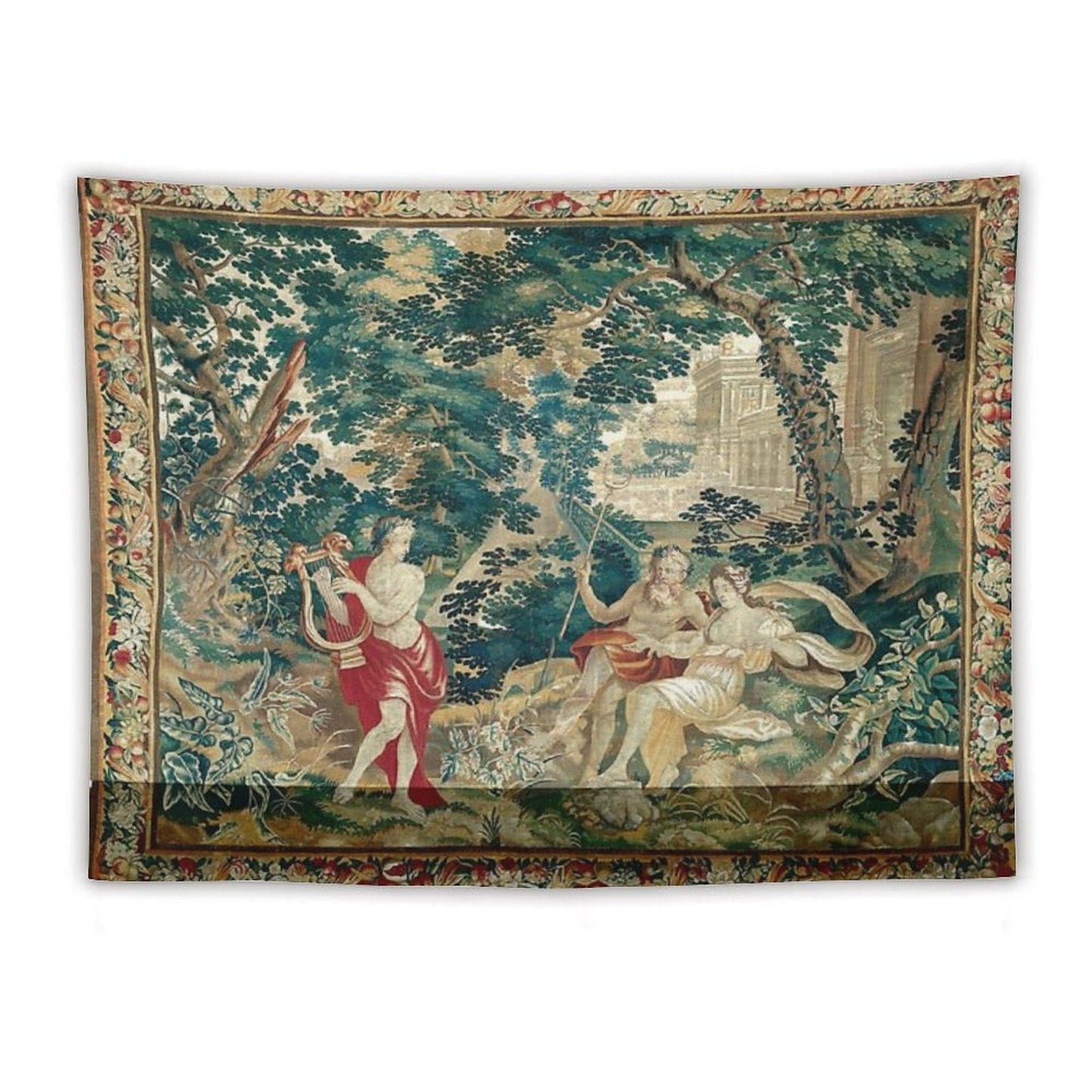Orpheus Playing The Lyre to Hades And Persephone, from Orpheus And Eurydice Or The Metamorphoses Tapestry