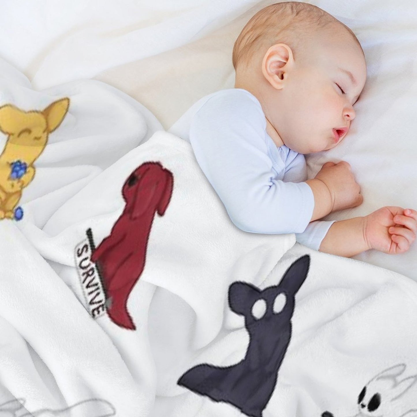 Rain World Slugcats Throw Blanket