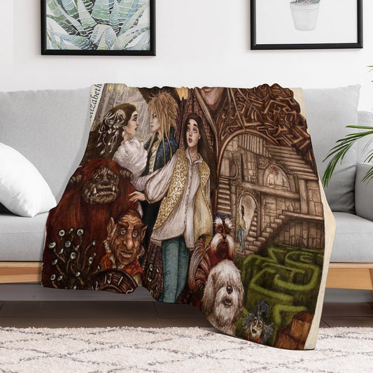 Labyrinth Throw Blanket