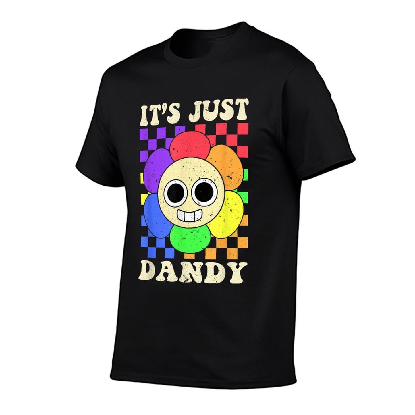 Its Just Dandy Dandys World Funny For Men Women Kids Heathered Texture T-Shirt