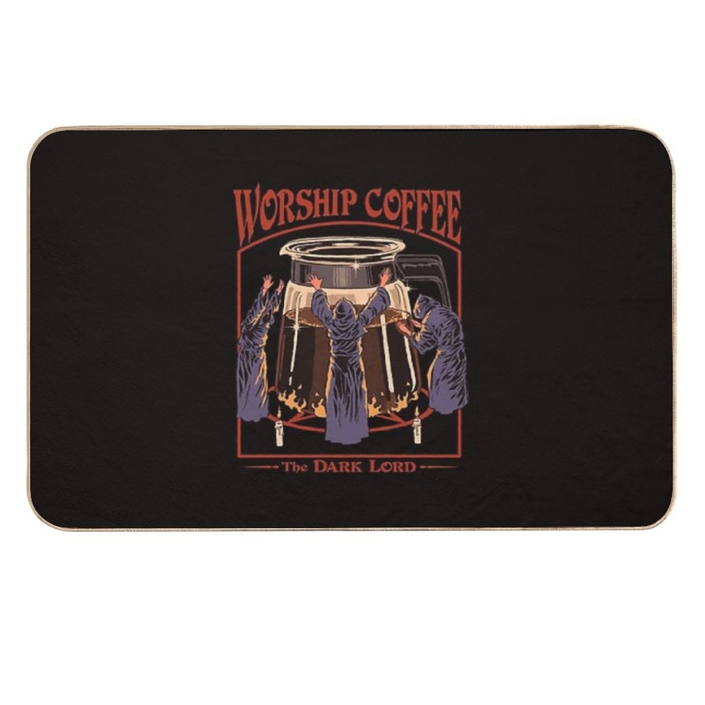Worship Coffee Anti-Trip Bath Mat