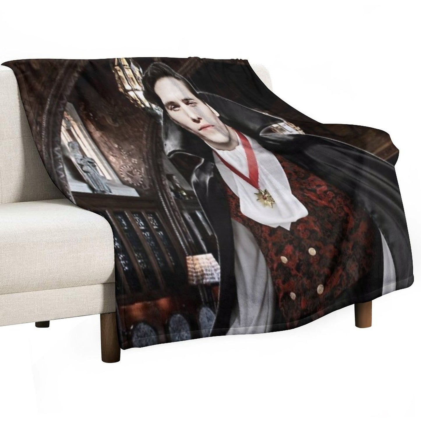 Vampire Jerma Alt. Throw Blanket