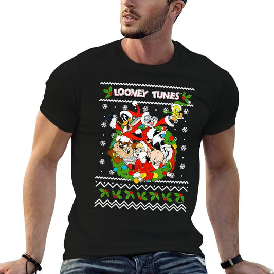 Looney Tunes Looney Christmas Ugly Christmas Quick-drying T-Shirt