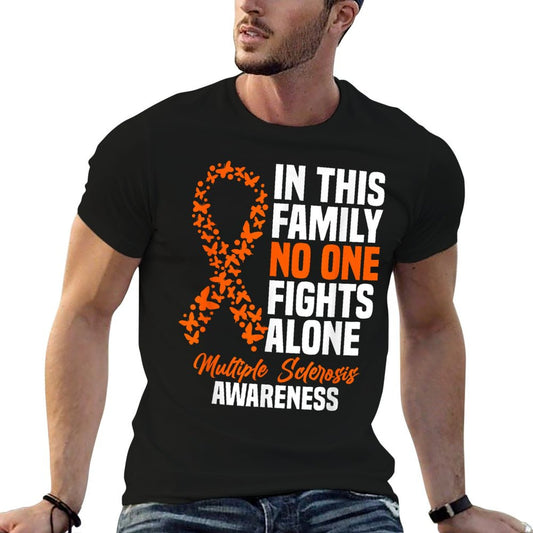 MS Multiple Sclerosis Awareness Orange Ribbon Gift T-Shirt
