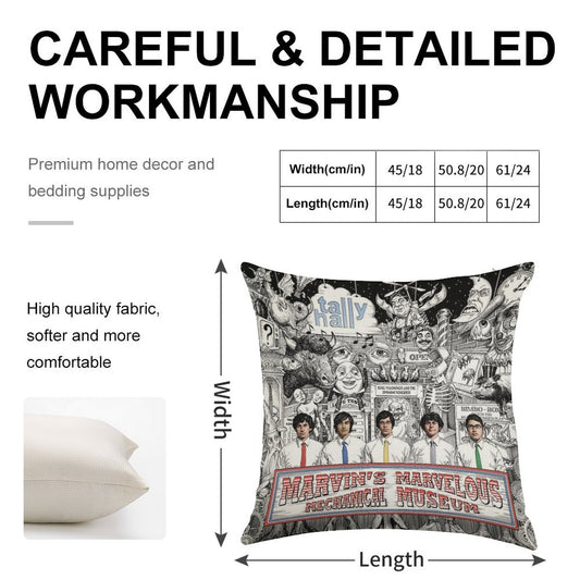 Tally Hall Linen Throw Pillow Cover