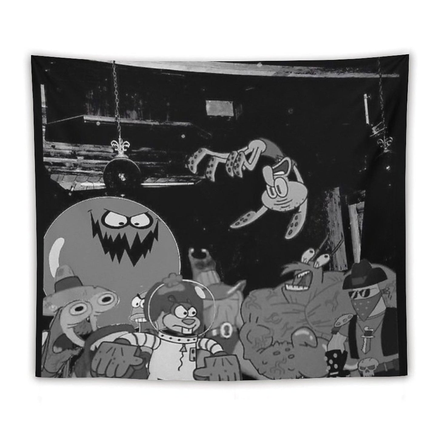 Spongebob Die Lit Cover Tapestry