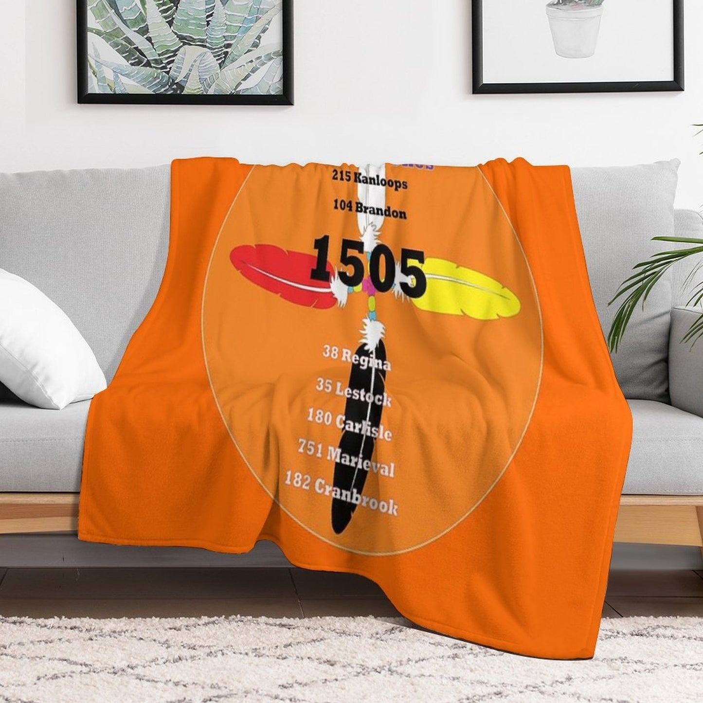 1505 Remembering The Little Ones Throw Blanket