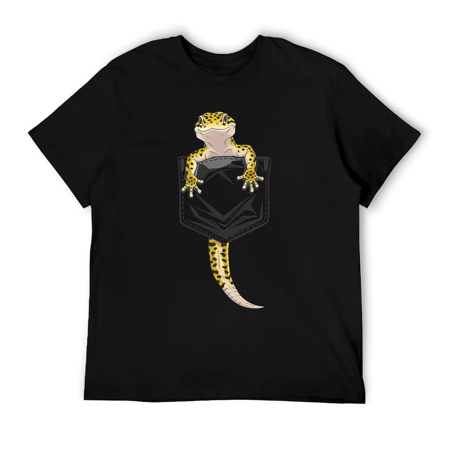 Cute Lizard Reptile Leopard Gecko Pocket Gifts Men Women Kid T-Shirt