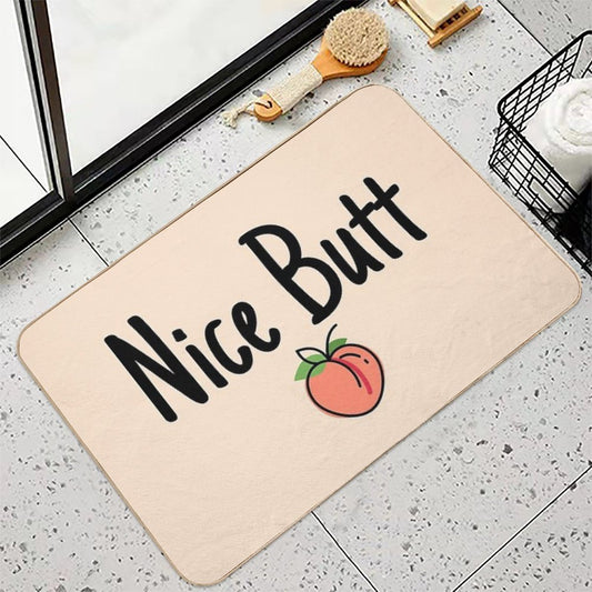 Nice Butt Peach Themed Bathroom Sets Bath Mat