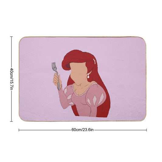 The Little Mermaid Rapid-Drying Bath Mat