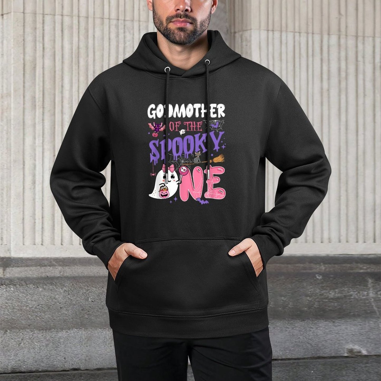 Godmother Of The Spooky One 1St Birthday Girl Halloween Relaxed Fit Hoodie