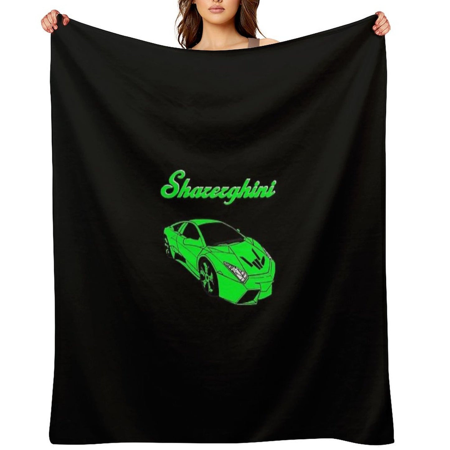 Sharerghini, Sharerghini Merch,sharerghini Green, Sharerghini Hoodie, Sharerghini T Shirt, Sharer Car, Share, Throw Blanket