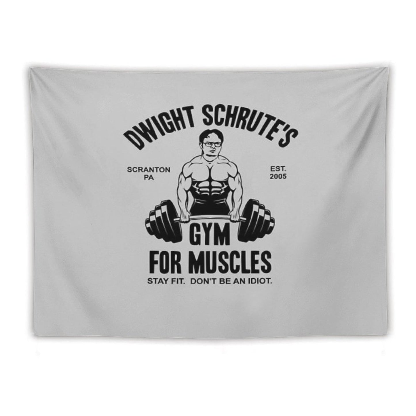 Dwight Schrute Gym For Muscles Tapestry
