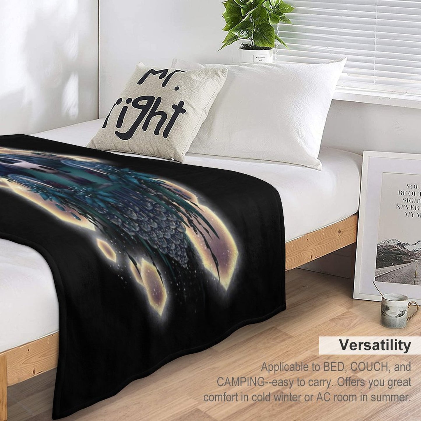 Hollow Knight Island Throw Blanket