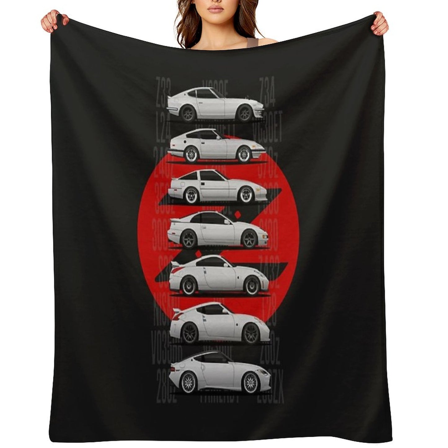 Z Generations (White) Throw Blanket