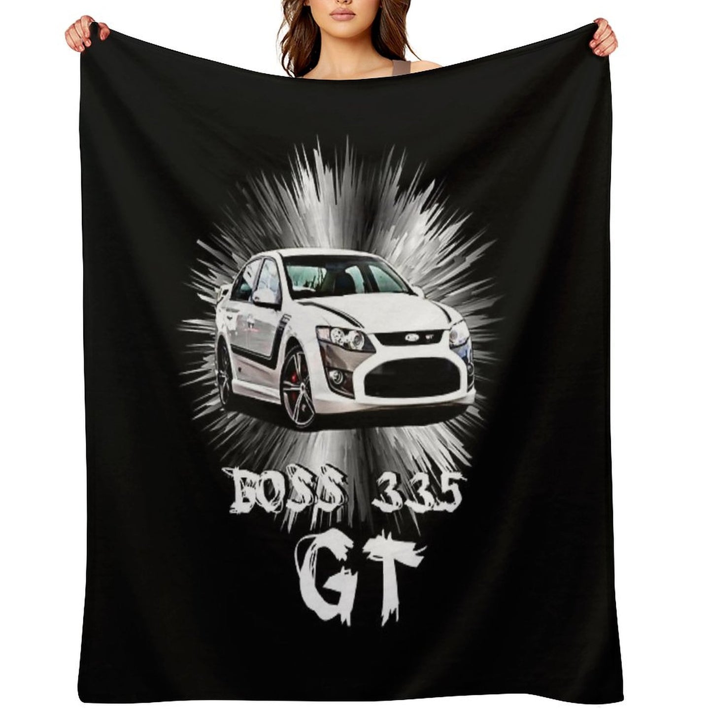 GT 335 Ford Falcon Throw Blanket