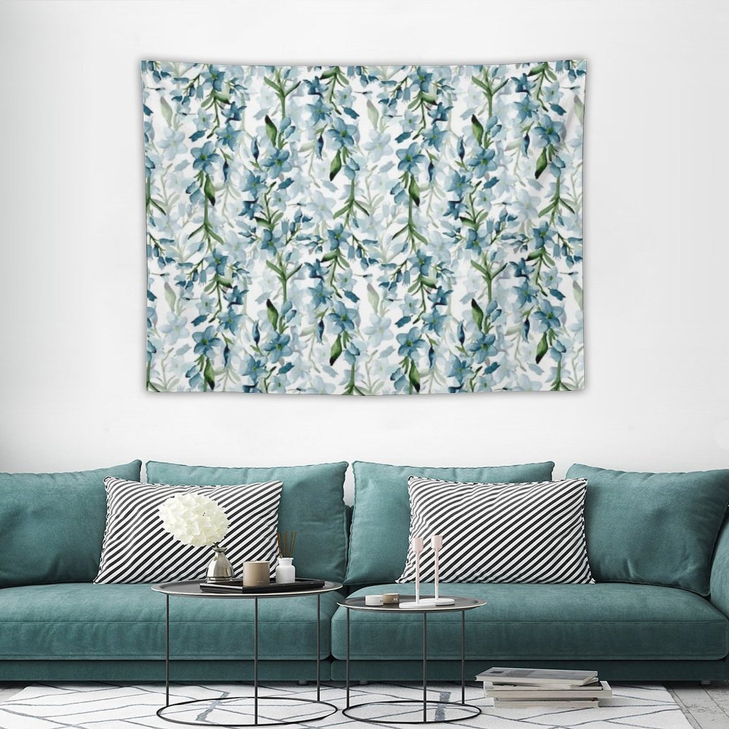 Blue Branches Tapestry
