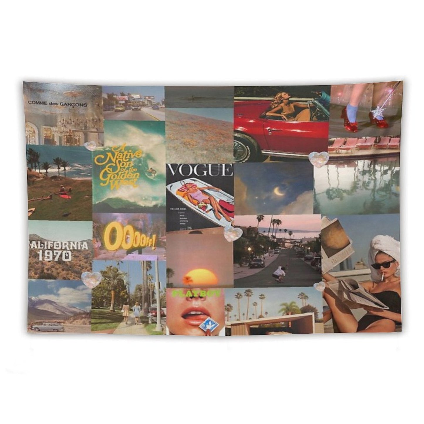 Summer Dream Collage Tapestry