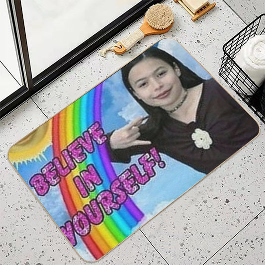 Believe in Uself! Bath Mat