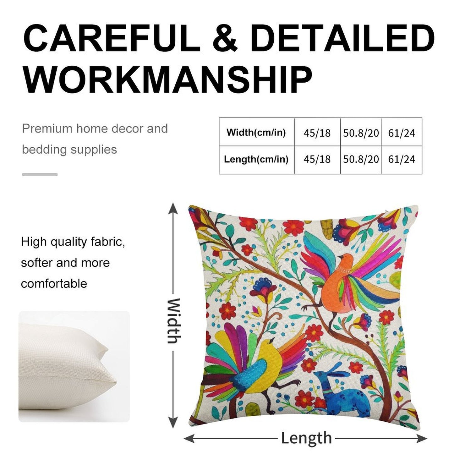 Amate 1 Linen Throw Pillow Cover