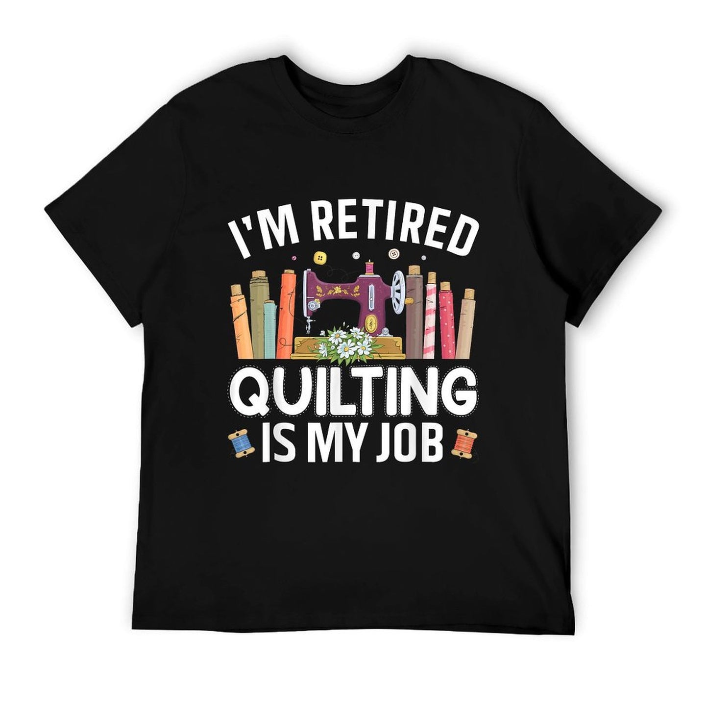 Cool Quilting Art For Women Mom Grandma Stitch Sewer Quilter T-Shirt