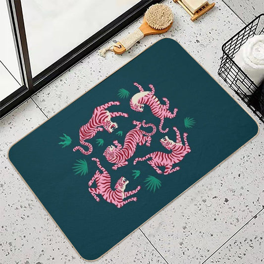 Night Race Pink Tiger Edition Bath Mat