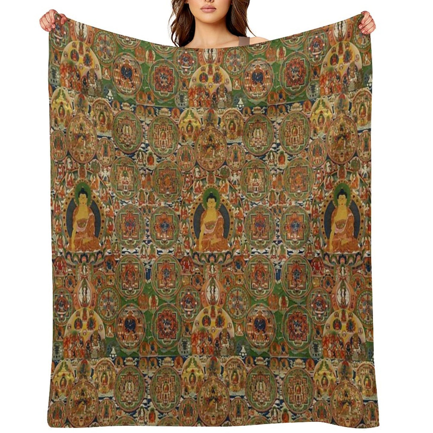 Buddha Throw Blanket