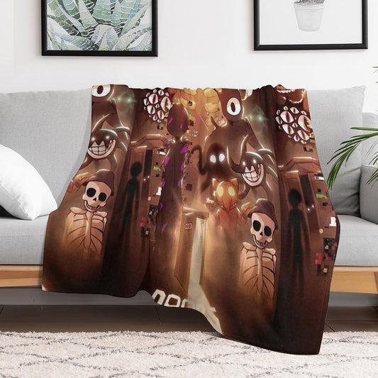Roblox Doors, All Team Throw Blanket