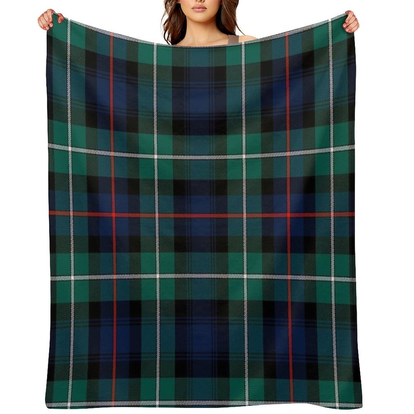 MacKenzie Modern Tartan Throw Blanket