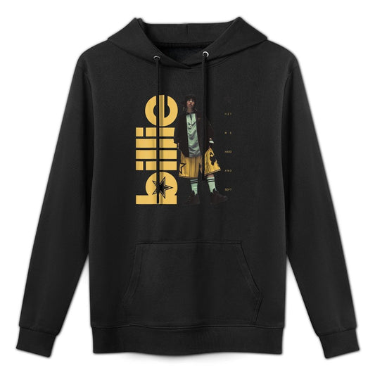 Official Billie Eilish HIT ME HARD AND SOFT Standing Photo Adjustable Hood Hoodie