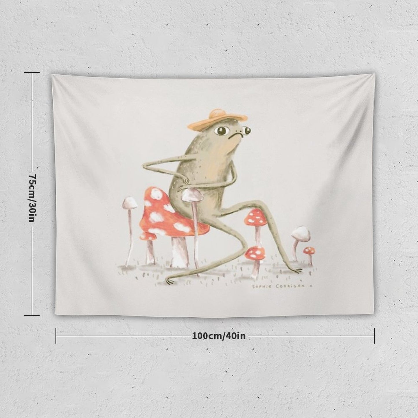 Awkward Toad Tapestry
