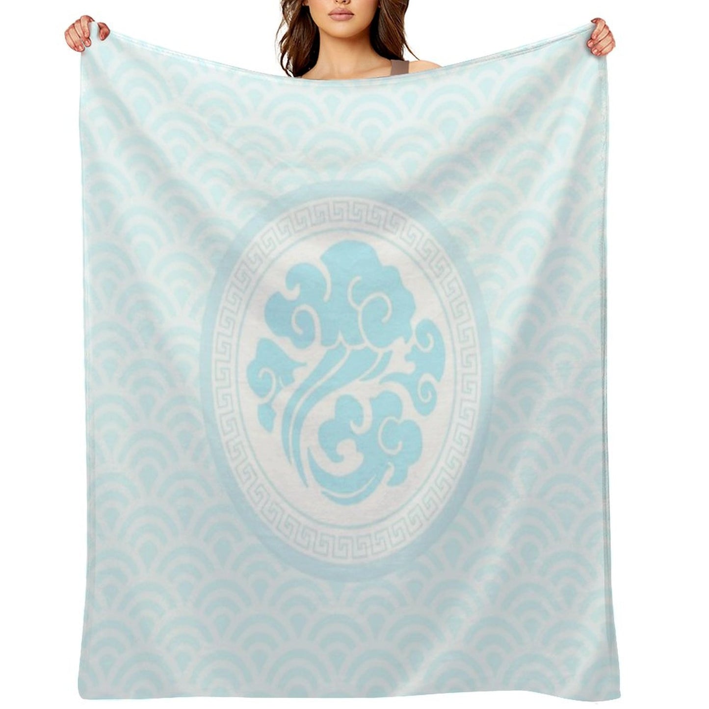 Gusu Lan Logo Throw Blanket