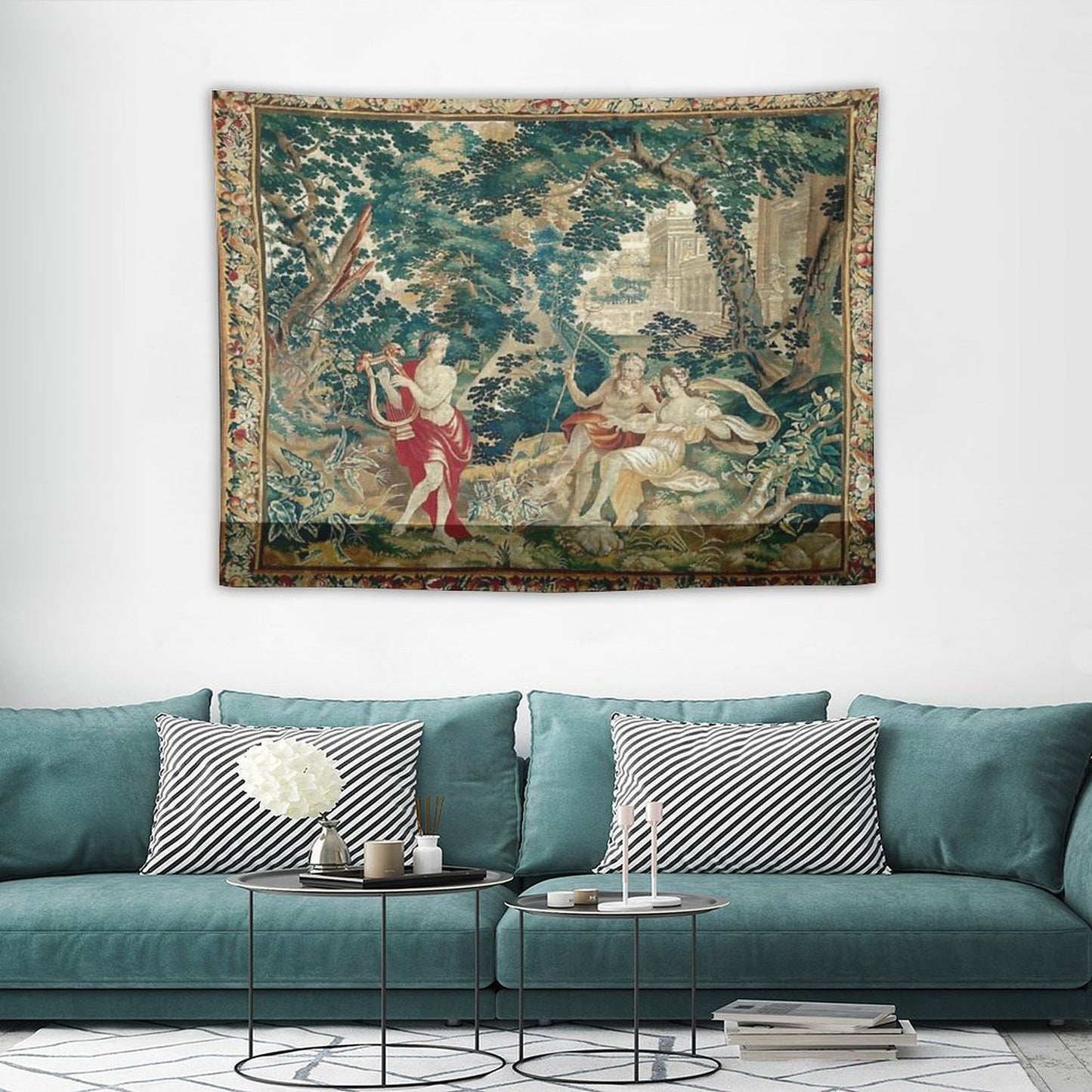 Orpheus Playing The Lyre to Hades And Persephone, from Orpheus And Eurydice Or The Metamorphoses Tapestry